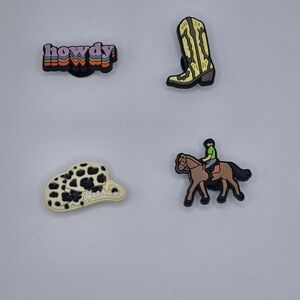 Kids Western Theme Shoe Charms Set